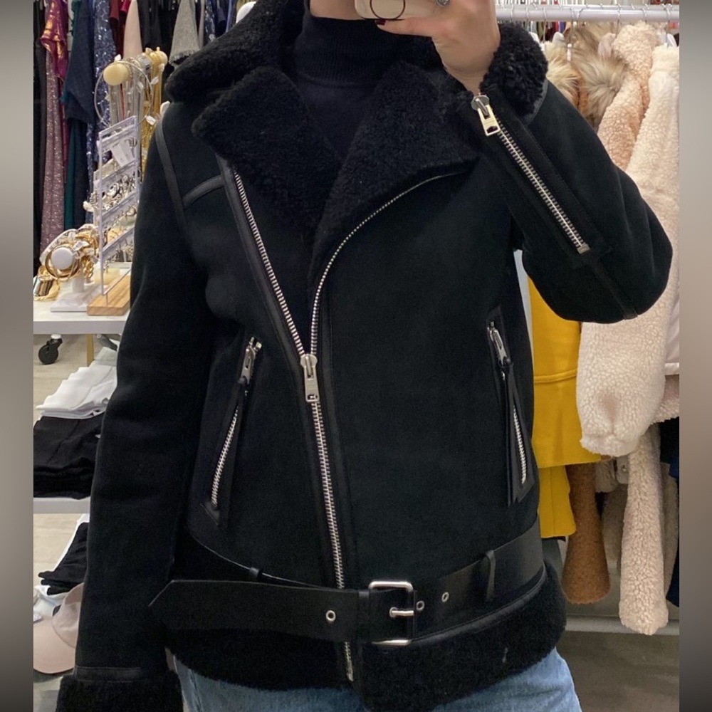 Rag & Bone Rei shearling leather jacket